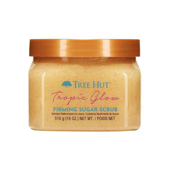 Tree Hut Tropic Glow Shea Sugar Scrub, Exfoliating & Hydrating Body Scrub by TreeHut