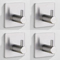 Adhesive Hooks Heavy Duty Wall Hooks Waterproof Stainless Steel Hooks by ISEEUSEE