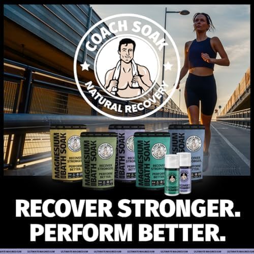5 Pack Bundle: Coach Soak Recovery Bath Soak, Epsom Salt Bulk, Bath Salts Bulk - Image 6