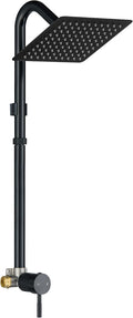 LIWEIKE Outdoor Shower Kit, All Mental Matte Black Outdoor Shower Fixtures by LIWEIKE