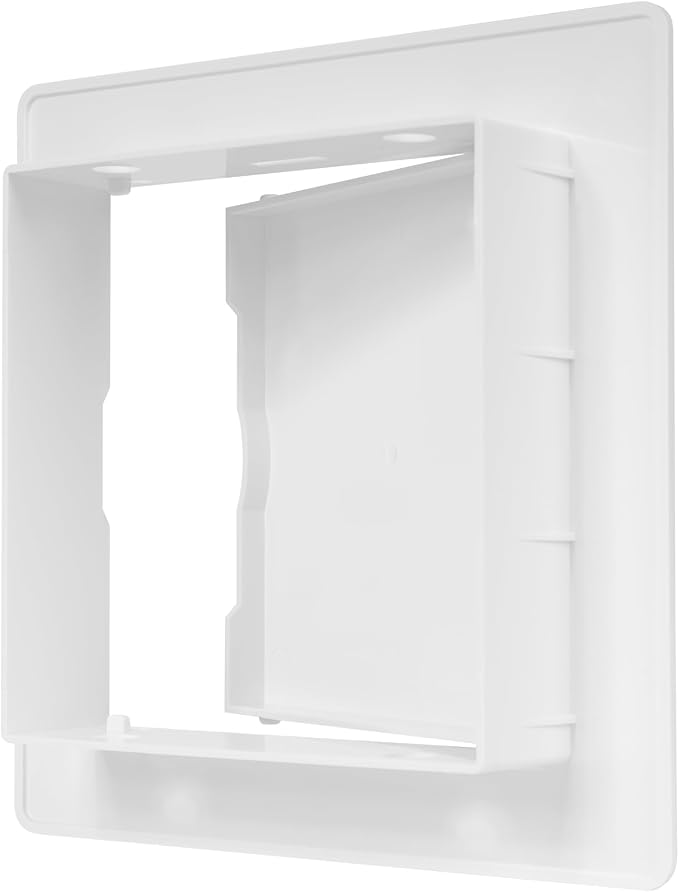 4" x 4" White Plastic Access Panel. Service Shaft Door Panel. Plumbing - Image 5