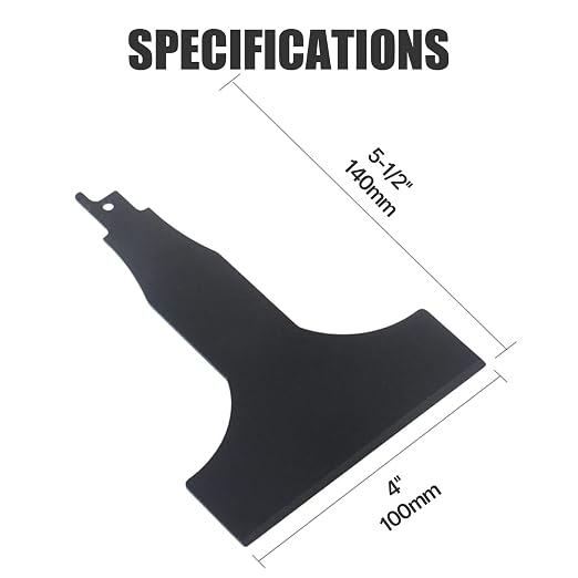 4inch HCS reciprocating Saw Blade Saber Shovel Length Cleaning Tool - Image 6