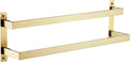 KOKOSIRI Bath Towel Bars 20-Inch Bathroom 2-Tiers Ladder Brushed Gold Towel by KOKOSIRI