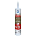 GE Advanced Silicone Caulk for Kitchen & Bathroom, 10 fl oz Cartridge, 1 Pack by GE