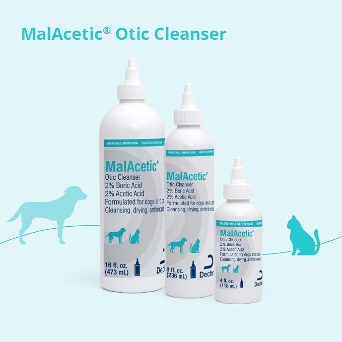 Malacetic Otic Cleanser for Dogs and Cats, 8 fl oz - Image 5