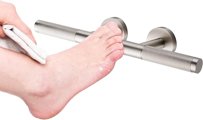 Shower Foot Rest, Brushed Nickel Shower Footrest by SANLIV