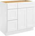 ROOMTEC Bathroom Cabinet, Soft-Close Drawer Slides Morden Bathroom Sink Vanity by ROOMTEC