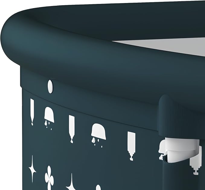Foldable Bathtub for Adults, Portable Large PVC Collapsible Soaking Tub - Image 7