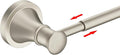 BESy Adjustable 16 to 26 Inch Bath Towel Bar Rack by BESy