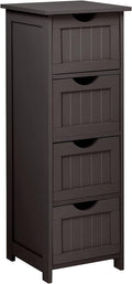 Bonnlo Skinny Bathroom Floor Storage Cabinet, 12 Inch Wide Deep Small Storage by Bonnlo