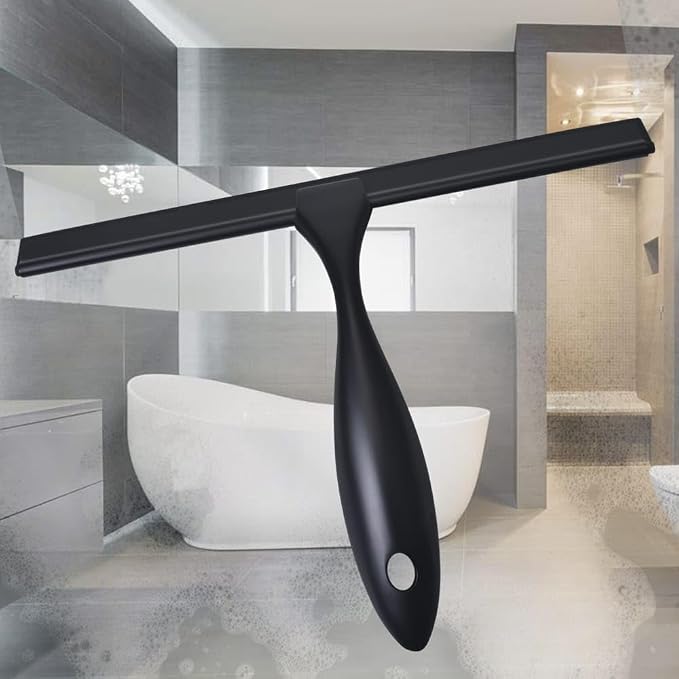 12'' Light Weight Stainless Steel Shower Squeegee - Image 7