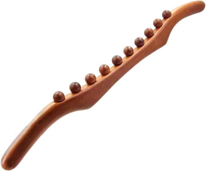 Wood Therapy Massage Tools, 21 inch Lymphatic Drainage Massager, Handheld by Gihunk