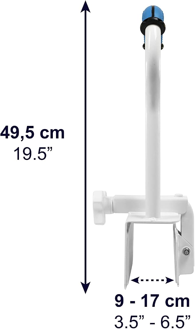 KMINA Bathtub Safety Rail, Padded Non-Slip Grip, Adjustable Grab Bar - Image 4
