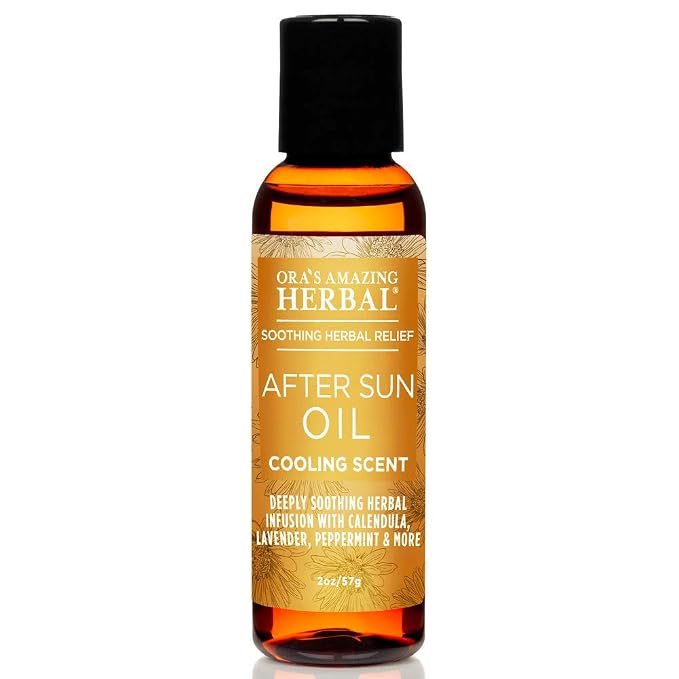 Ora's Amazing Herbal Travel Size After Sun and Shave Oil by OrasAmazingHerbal