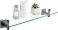 KOKOSIRI Wall Shelves Bathroom Hardware Glass Floating Shelf 20-Inch by KOKOSIRI