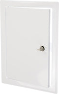8" x 12" Lockable White Metal Access Panel. Service Shaft Door by Unknown