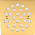 4-1/4 Inch Screw-in Square Floor Drain Cover Replacement Shower Grates by poyde