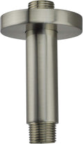 Aquaiaw Shower Arm and O-Ring Flange, 3 inch, Solid Brass, Both Soldered 1/2 by AQUAIAW