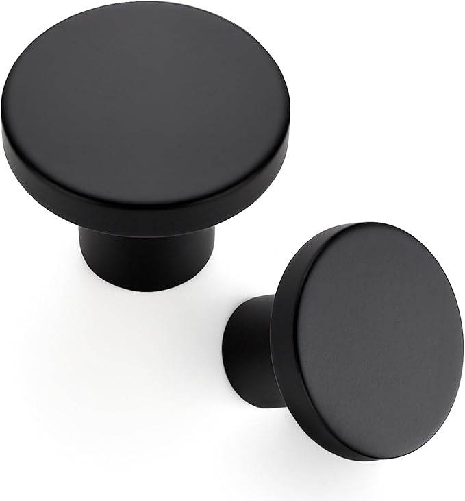 Ravinte 35 Pack Cabinet Knobs Black Kitchen Cabinet Knobs Round Dresser Drawer by Ravinte