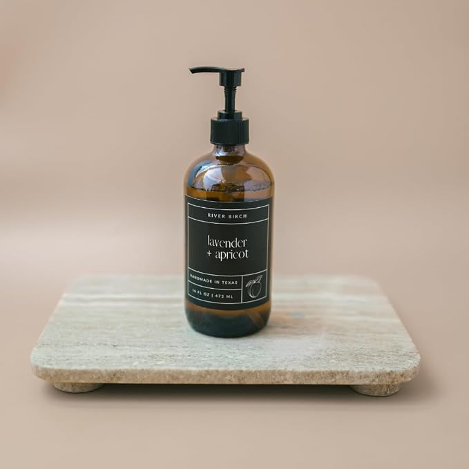 River Birch Lavender + Apricot Scented Natural Hand Soap - Image 6