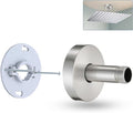 3 Inch Shower Arm with Flange and Stabilizer Bracket, Ceiling Mount Replacement by RAINREVIVE