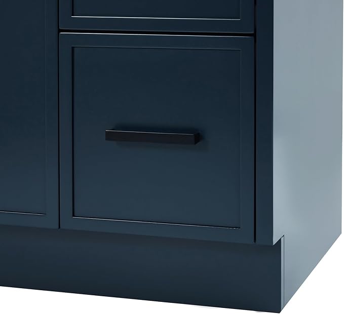 ARIEL Kelly 48 inch Bathroom Vanity Without Sink in Midnight Blue, Bathroom - Image 9