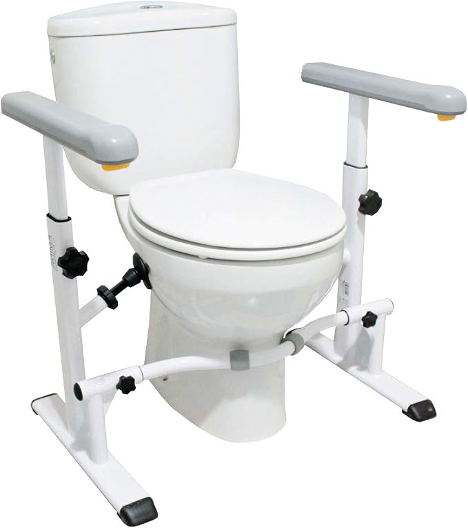 KMINA Toilet Safety Rails for Seniors, Heavy Duty Frame by KMINA