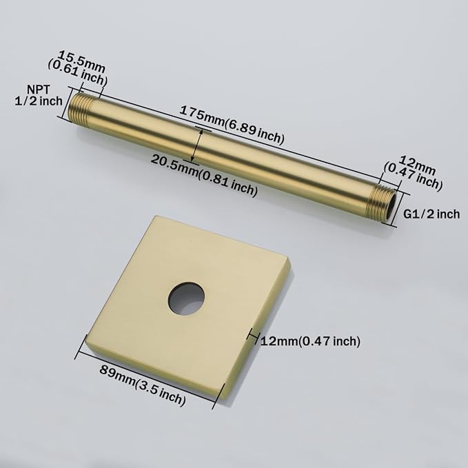 RANDOM Straight Shower Arm - Image 8