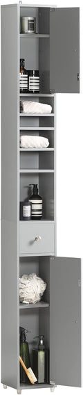 SoBuy Bathroom Narrow Storage Cabinet Skinny Tall Unit by Haotian