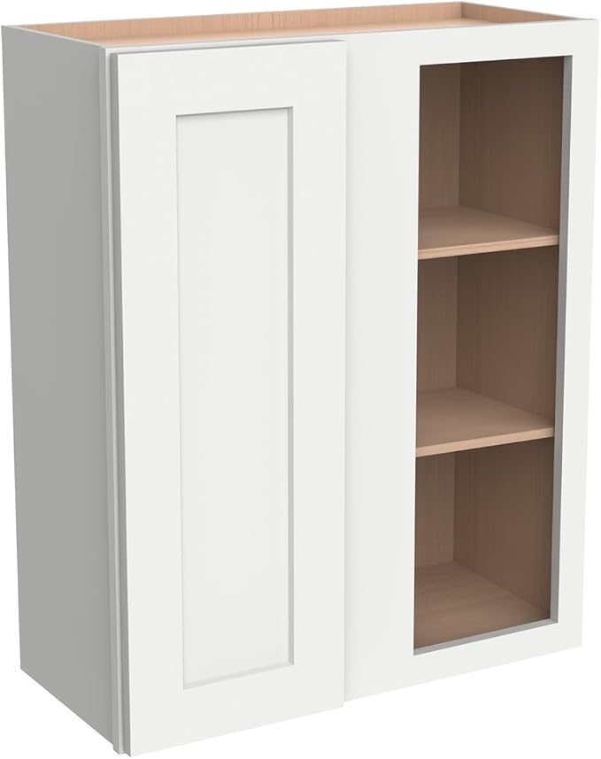 Solid Hardwood Wall Blind Corner Cabinets, Adjustable Shelves, Soft-Close Doors - Image 7
