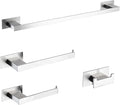 4-Pieces Bathroom Hardware Accessories Set, Towel Rack Towel Bar Toilet Paper by Nxxcli