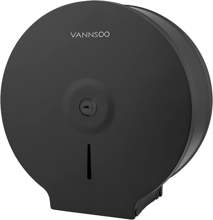 Commercial Jumbo Toilet Paper Dispenser, Wall Mount Stainless Steel 9 Inch Roll by VANNSOO