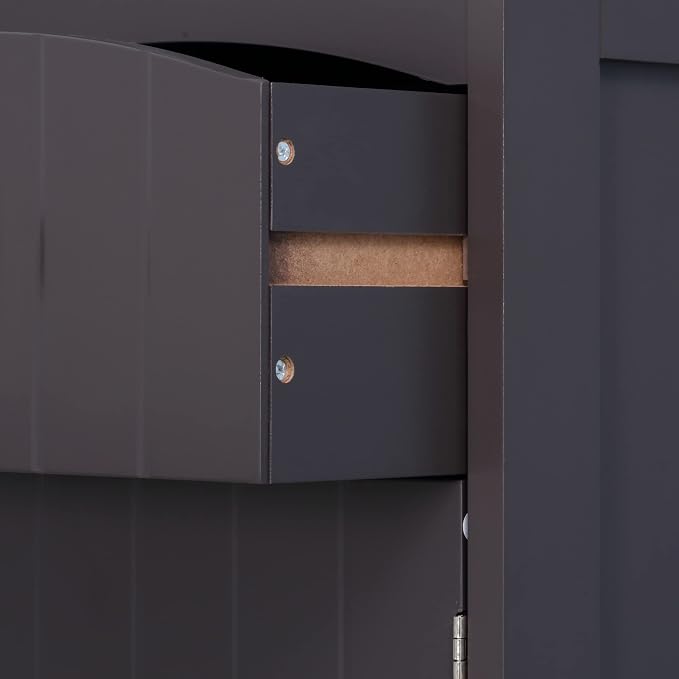 HOMCOM Bathroom Storage Cabinet, Free Standing Bathroom Storage Unit, Tall - Image 8
