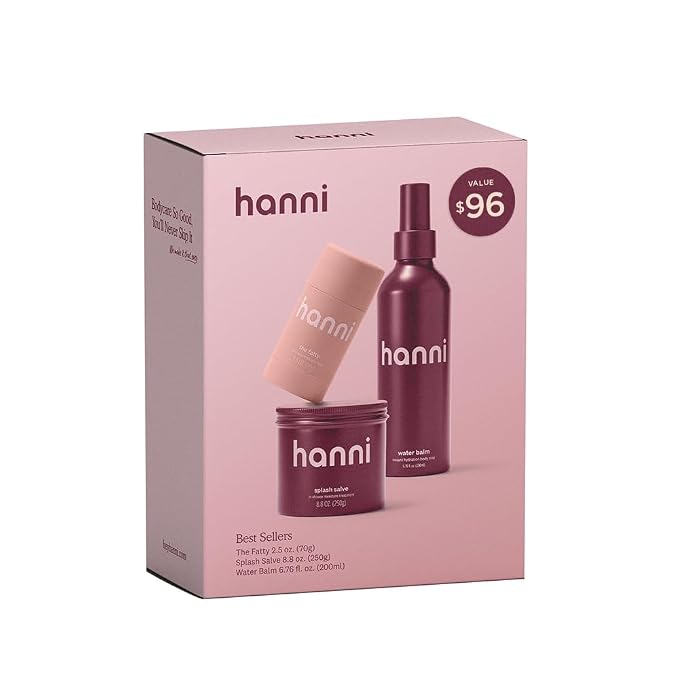 HANNI Gift Set Trio | Including Splash Salve, Water Balm & Fatty, Moisturizing by Hanni