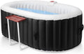 Edostory Hot Tub Inflatable Portable Oval Spa 2 Person Hot Tub by EDOSTORY