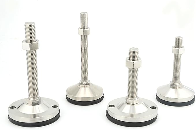 Adjustable Threaded Pole Leveling Foot, Susenya Table Self Leveling Feet Screw - Image 5