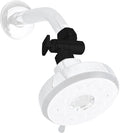 Shower Head Elbow Adapter, 360° Adjustable Stainless Steel Extension Arm by ZGZJWZ