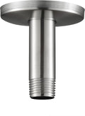 OFFO Shower Arm with Flange, 3 in Brushed Nickel Ceiling Mount Replacement Rain by OFFO