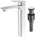 VOTON Vessel Sink Faucet Single Handle Tall Bathroom Sink Faucet Chrome by VOTON