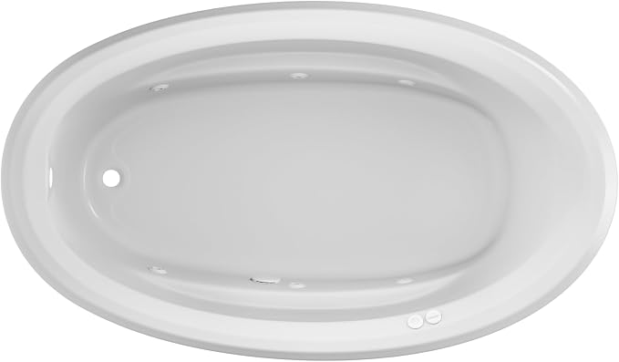 Jacuzzi SIGNATURE Acrylic Drop-In Bathtub, Heated Jet Massage Tub, Slip - Image 8