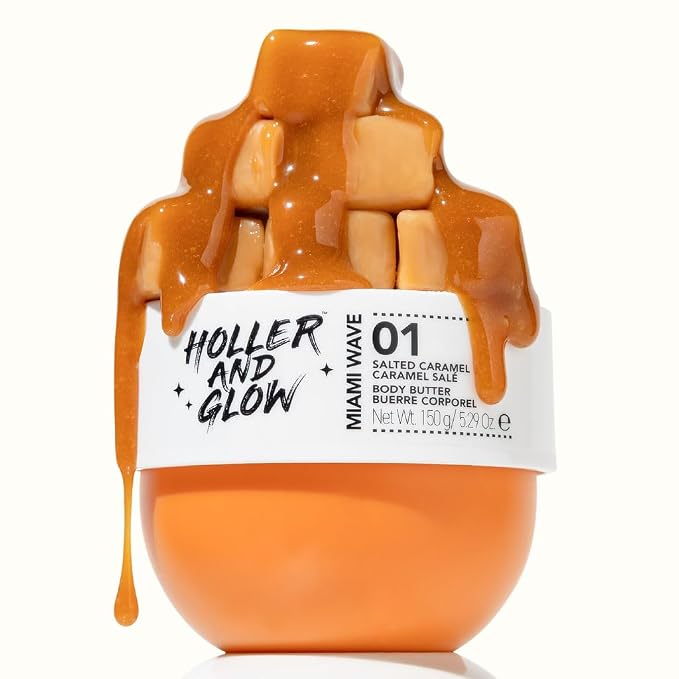 Holler And Glow Miami Wave Salted Caramel Body Butter, Body Butter - Image 4