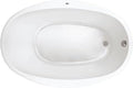 PROFLO PFS5838 Lansford 58" x 38" Drop In Acrylic Soaking Tub by PROFLO