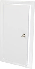 8" x 16" Lockable White Metal Access Door by Unknown
