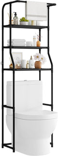 Over The Toilet Storage Shelf, 3-Tier Freestanding Bathroom Organizer by Unknown