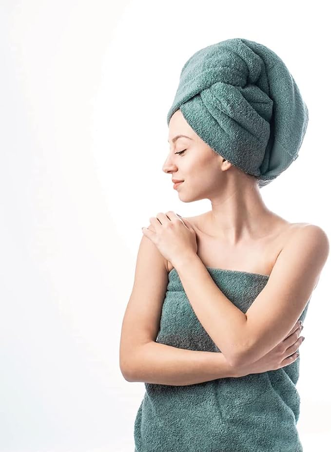 Hencely Premium Bath Towel Set of 4-28x58 Inches - Image 7