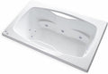 Carver Tubs - AR6042 - Modern Acrylic Fiberglass Whirlpool Tub Water Massage by CarverTubs
