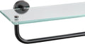 JQK Bathroom Glass Shelf Bronze, Shelf by Homeimprovement