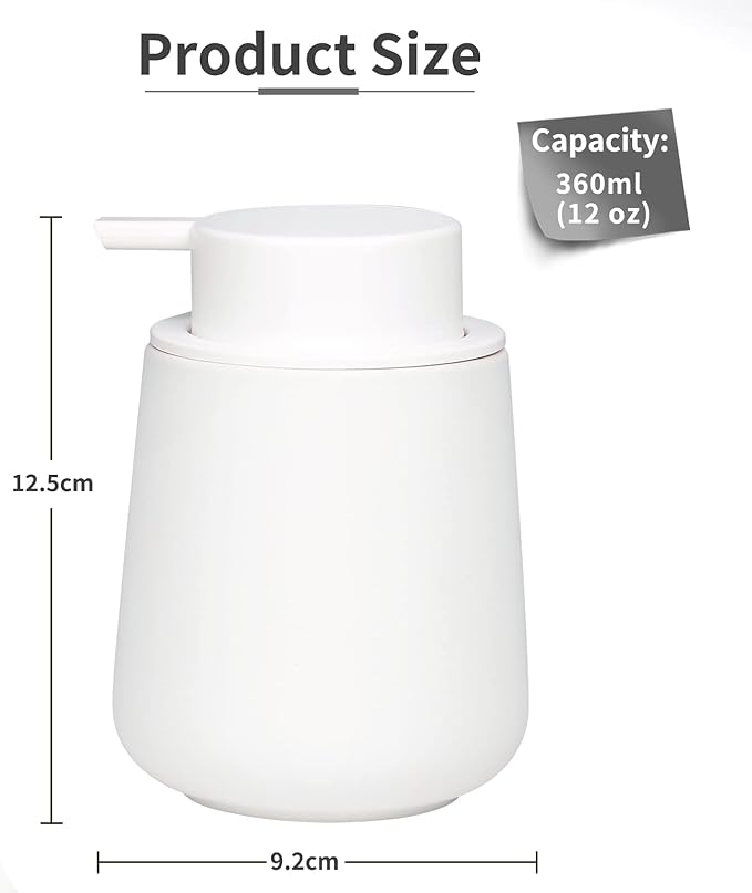 BosilunLife White Soap Dispenser - Image 5