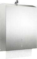 Paper Towel Dispenser Wall Mount, Brushed Stainless Steel Commercial Paper by SmallDetailMakeABigImpact