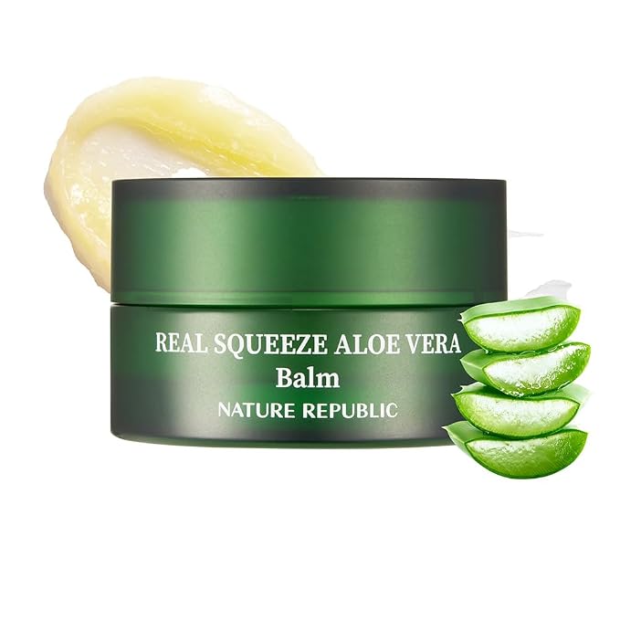 Nature Republic Real squeeze aloe vera Balm –Skin Relief & Moisturizing Multi by NATUREREPUBLIC